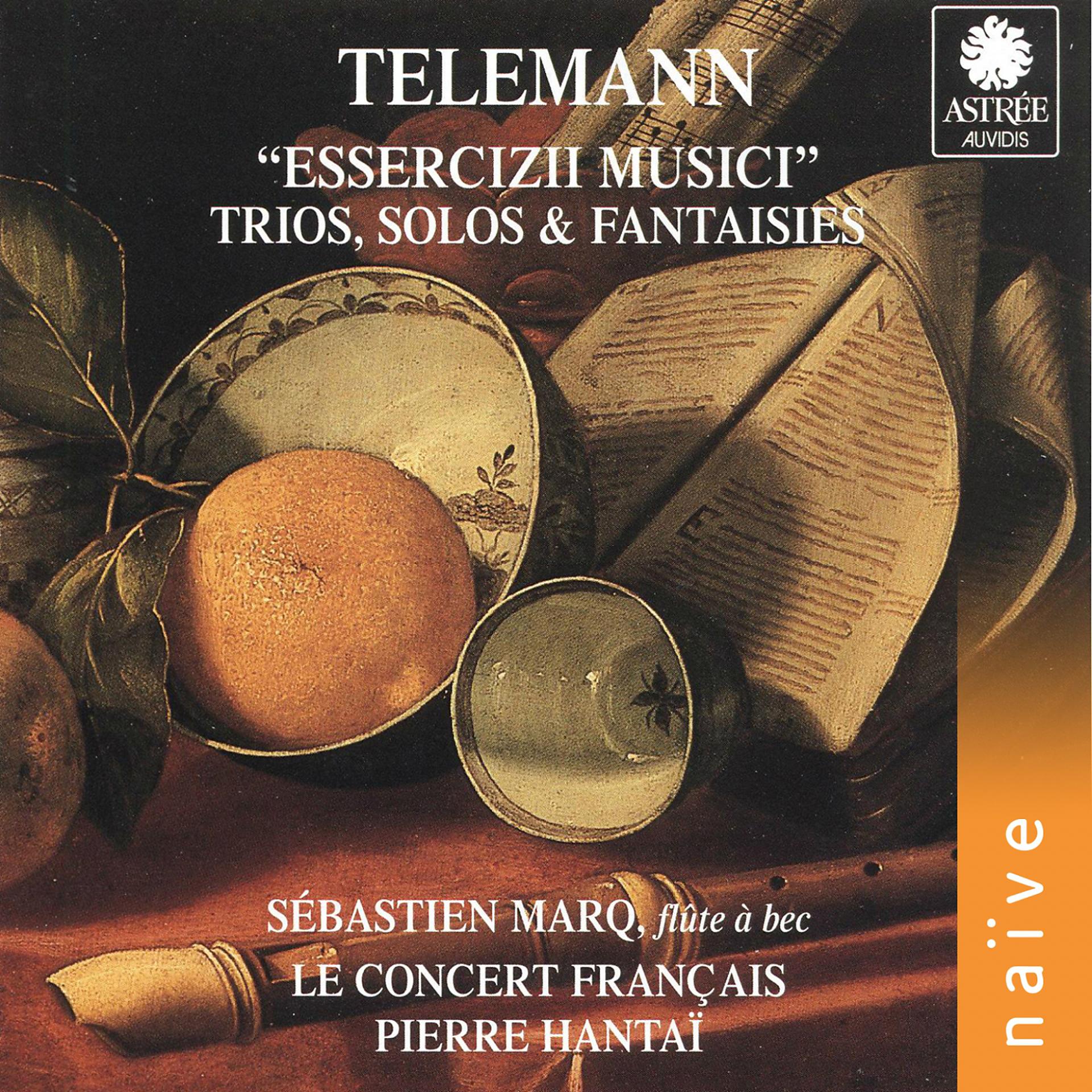 Постер альбома Telemann: Essercizii Musici, Trio, Solos & Fantaisies