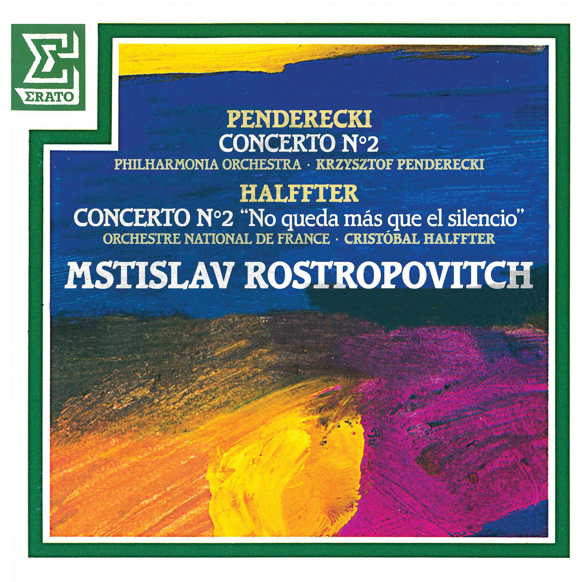 Постер альбома Penderecki: Cello Concerto No. 2 - Halffter: Cello Concerto No. 2