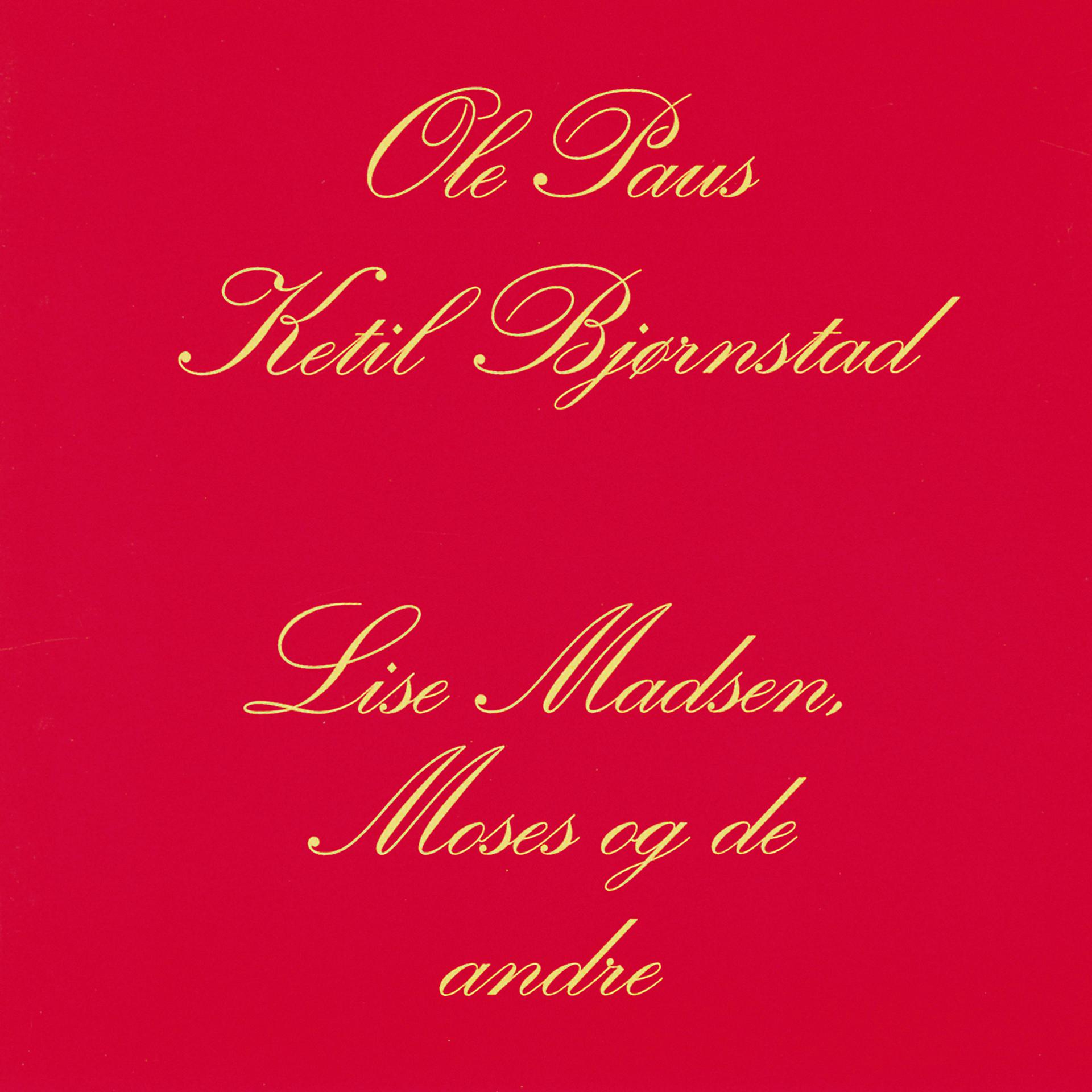 Постер альбома Lise Madsen, Moses Og De Andre