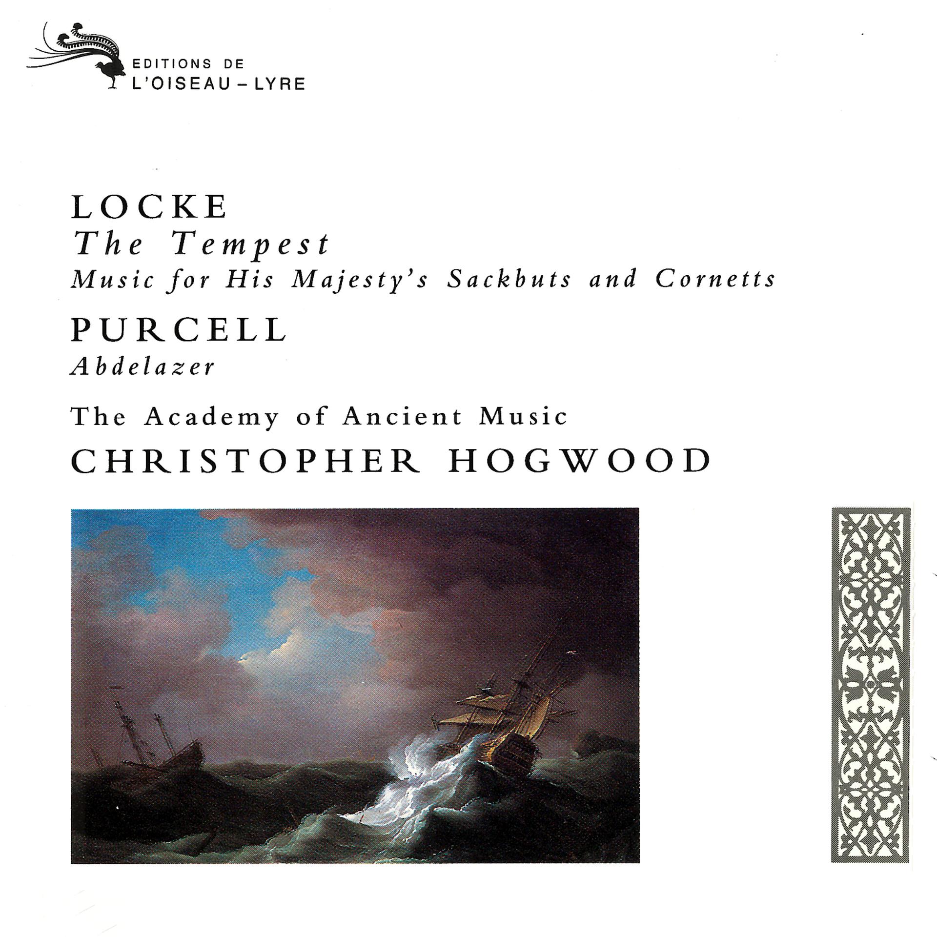 Постер альбома Locke: The Tempest; Music for His Majesty's Sackbutts & Cornetts / Purcell: Abdelazer
