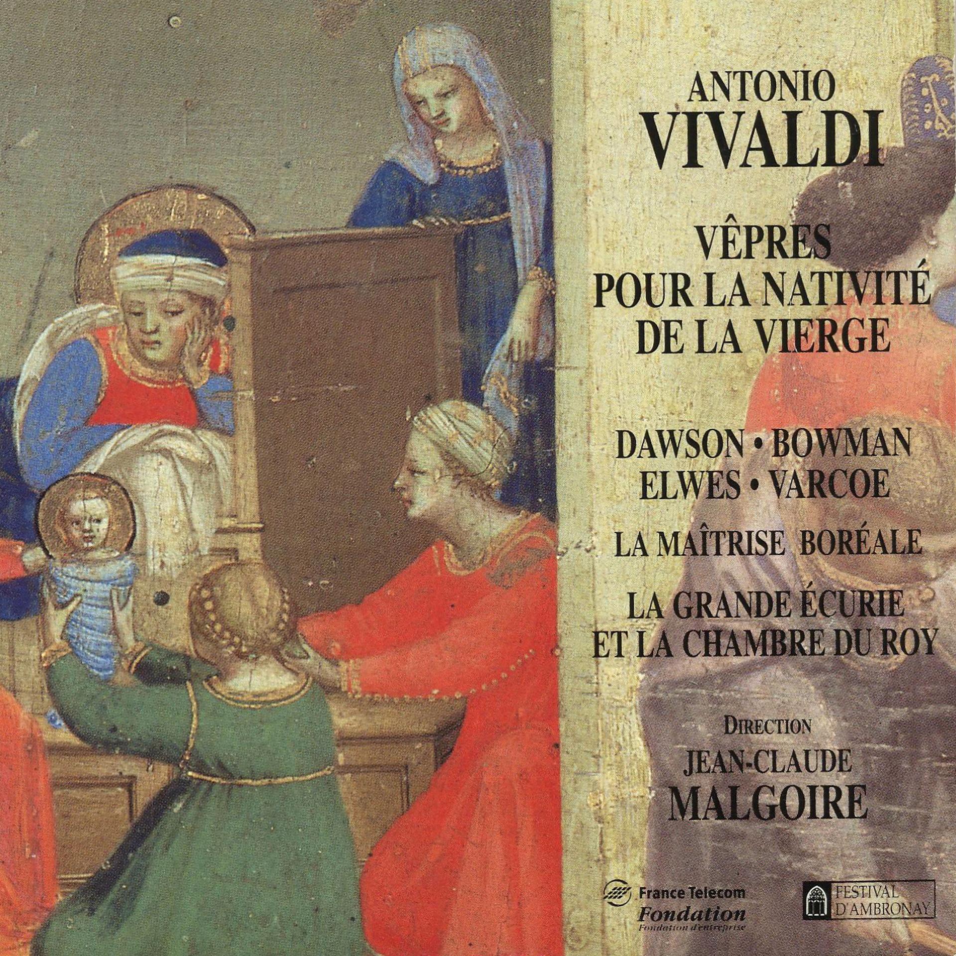 Постер альбома Vivaldi: Vêpres pour la nativité de la Vierge