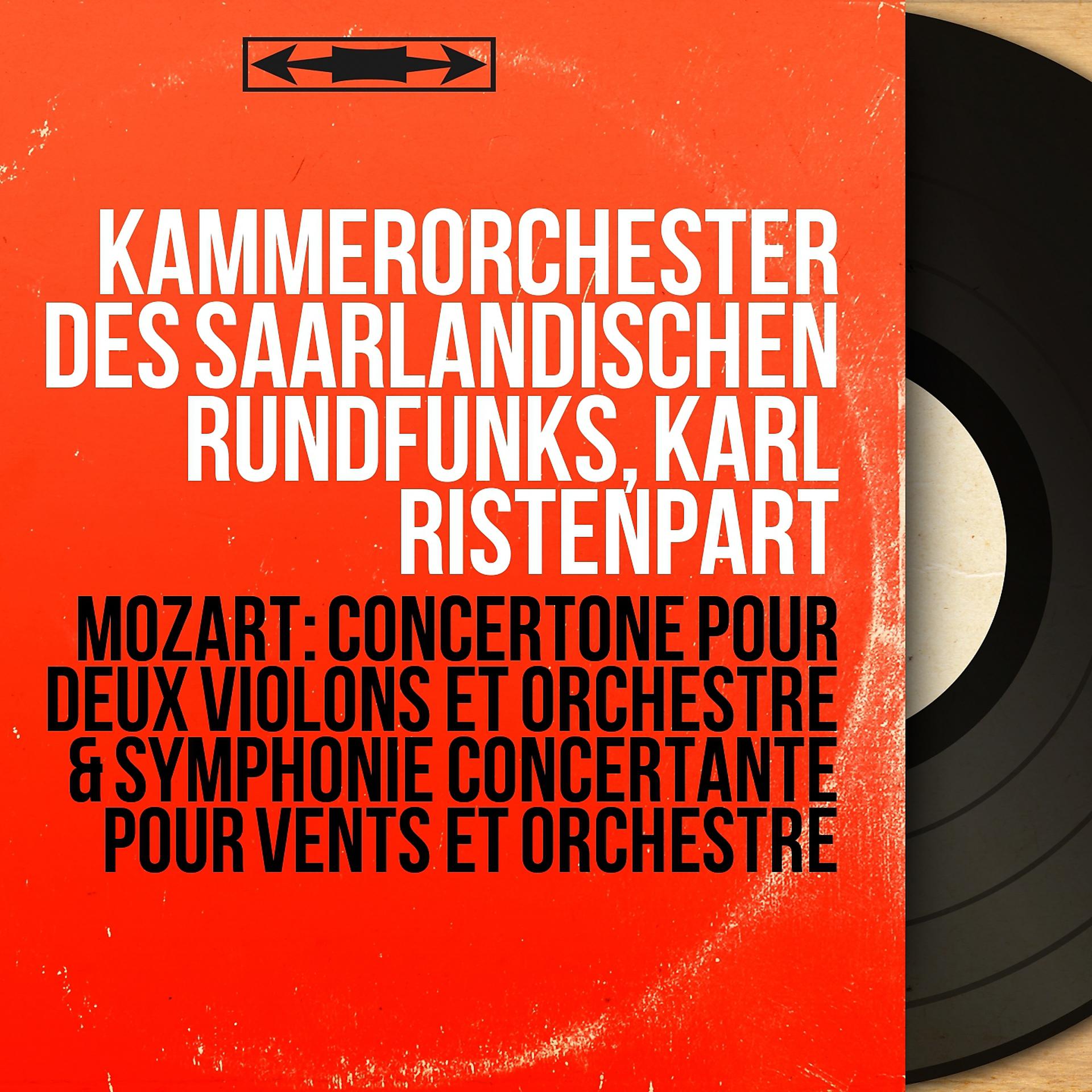 Постер альбома Mozart: Concertone pour deux violons et orchestre & Symphonie concertante pour vents et orchestre