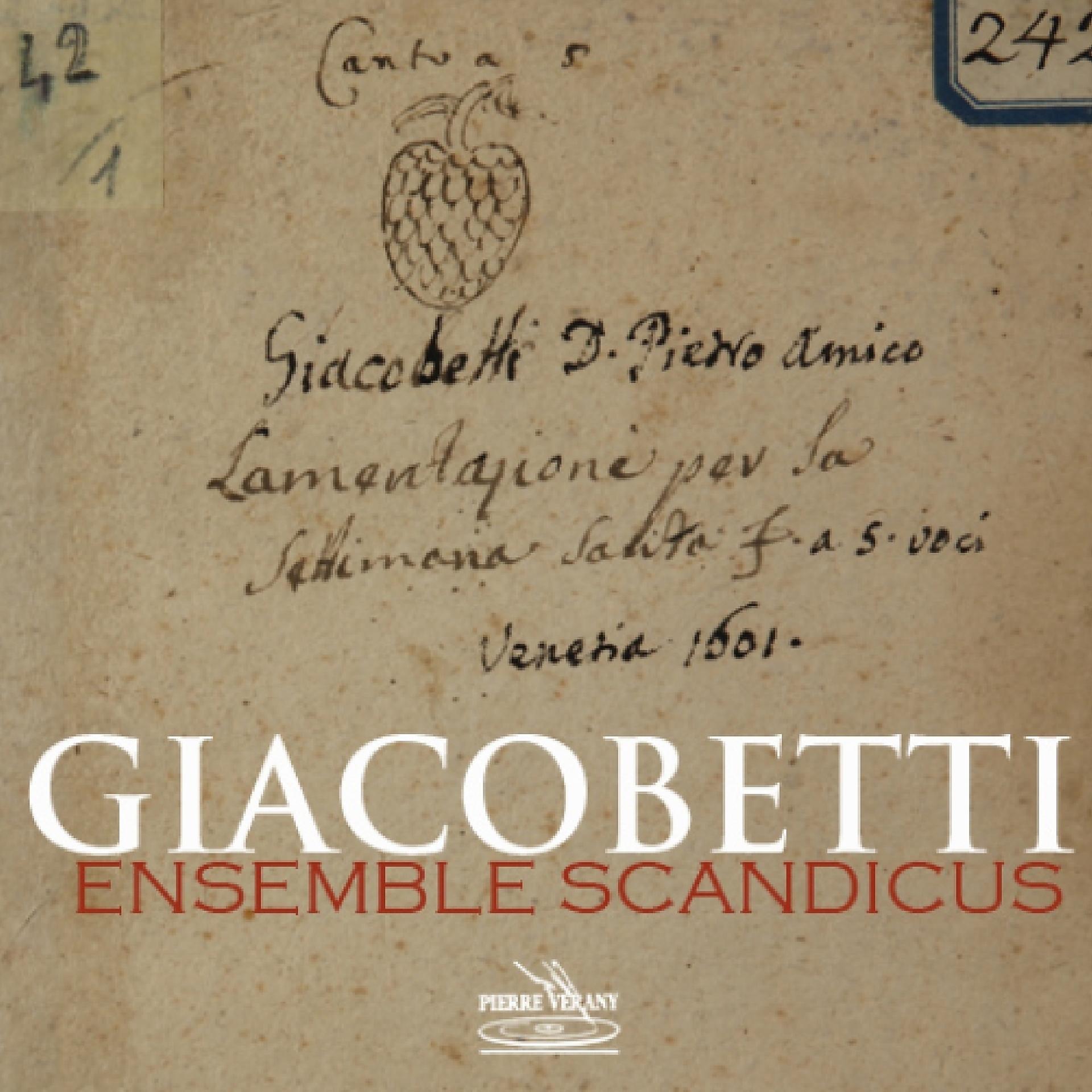 Постер альбома Giacobetti: Lamentazioni