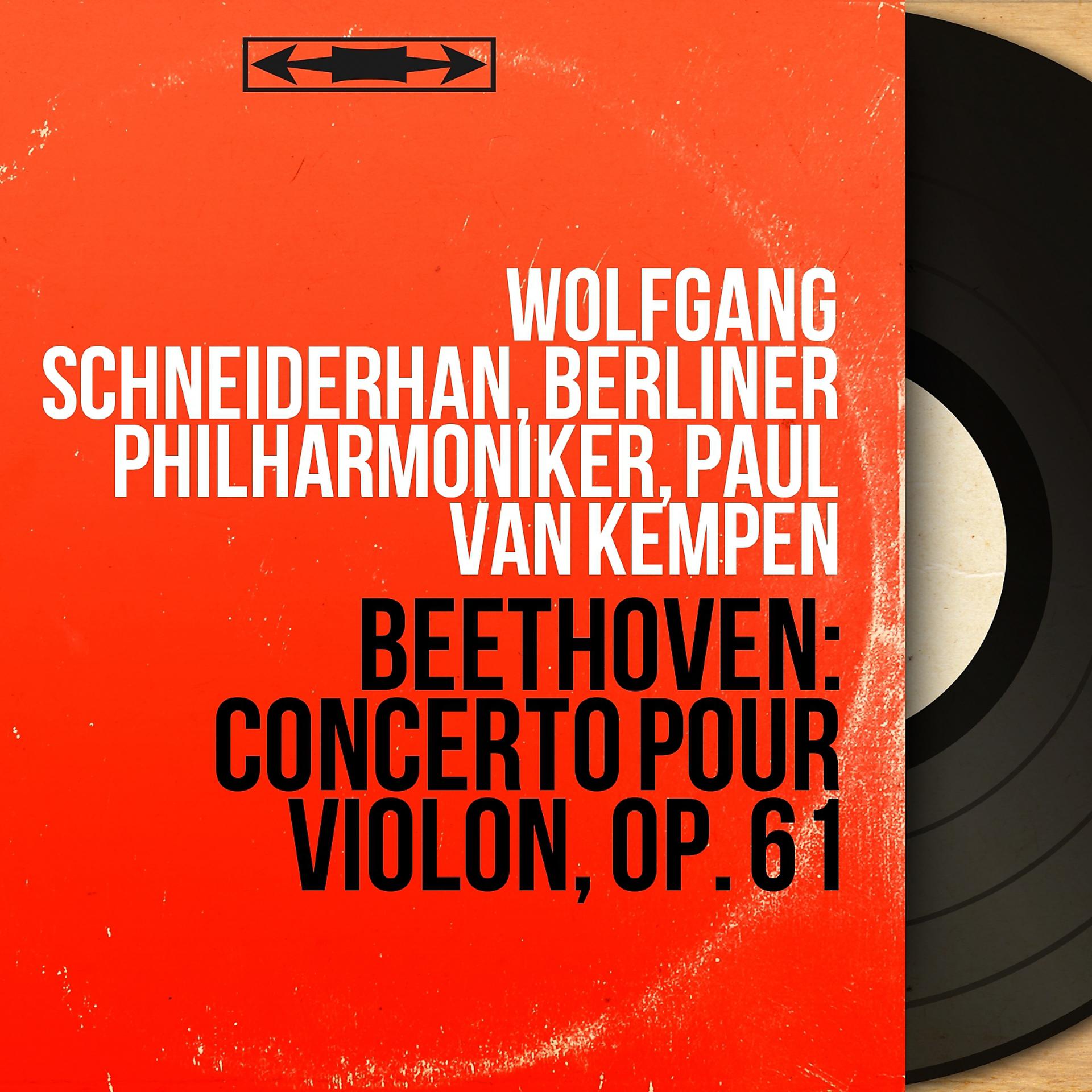 Постер альбома Beethoven: Concerto pour violon, Op. 61