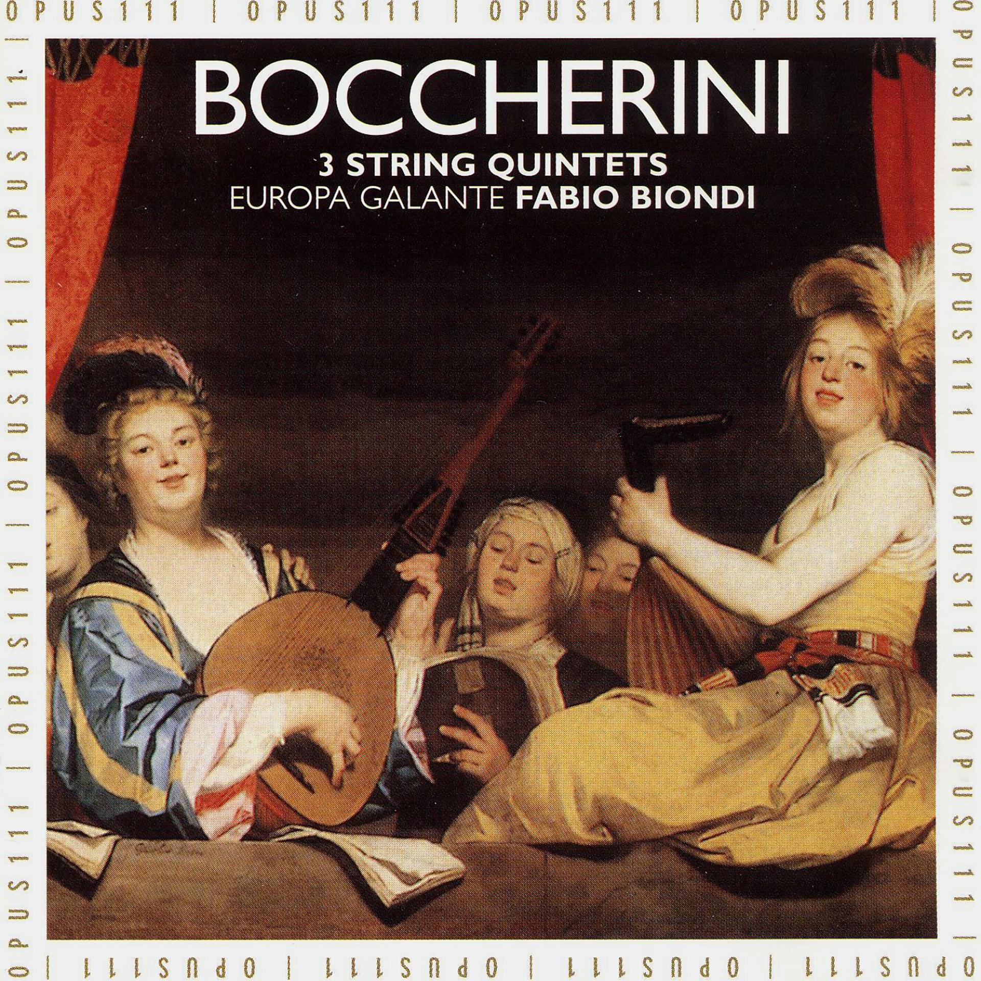 Постер альбома Boccherini: 3 String Quintets