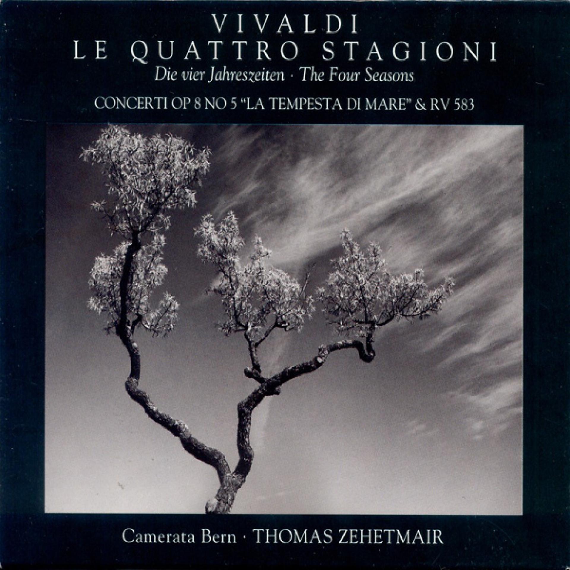 Постер альбома VIVALDI, A.: 4 Seasons (The) / Violin Concertos, RV 253, 583 [Zehetmair, Camerata Bern]