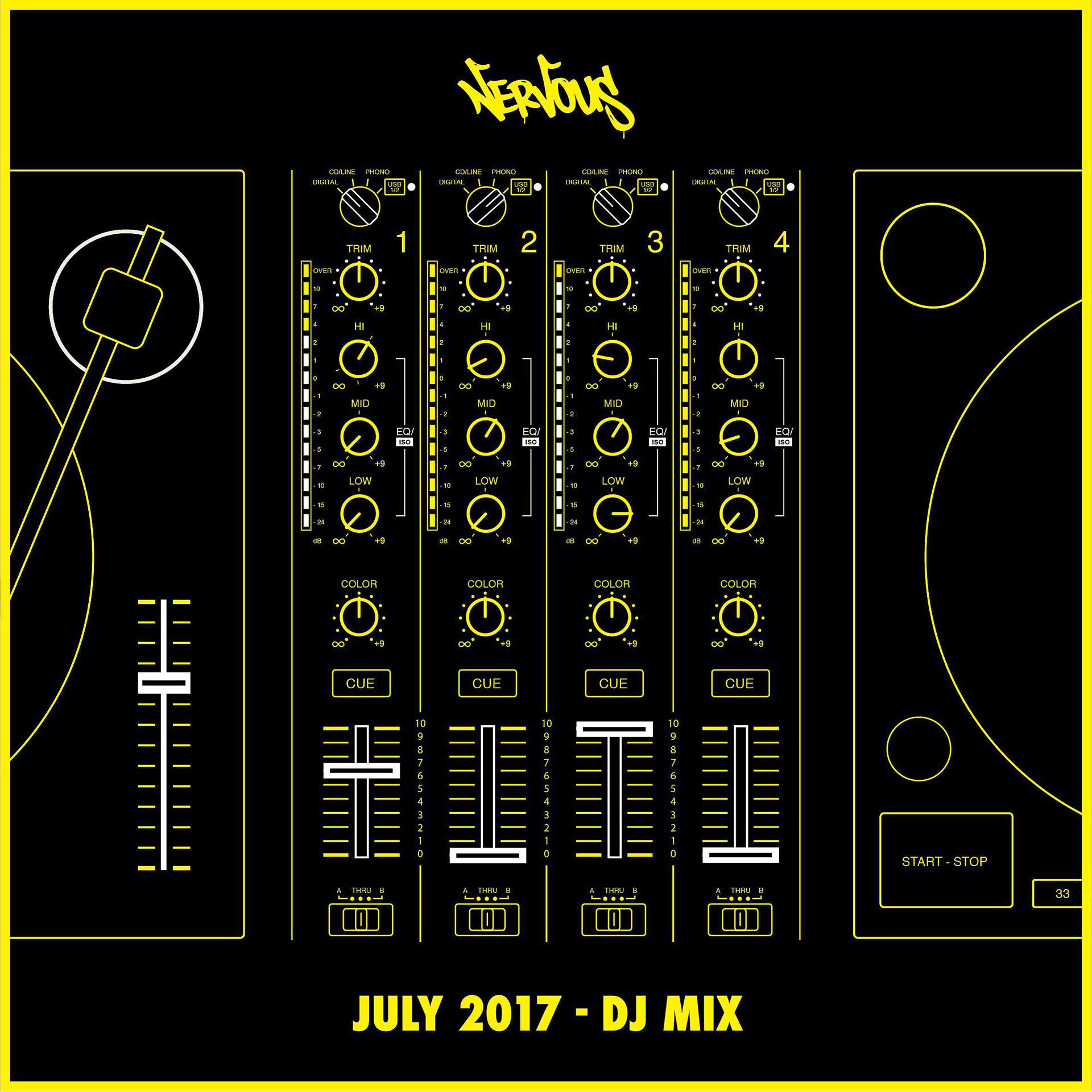 Постер альбома Nervous July 2017: DJ Mix