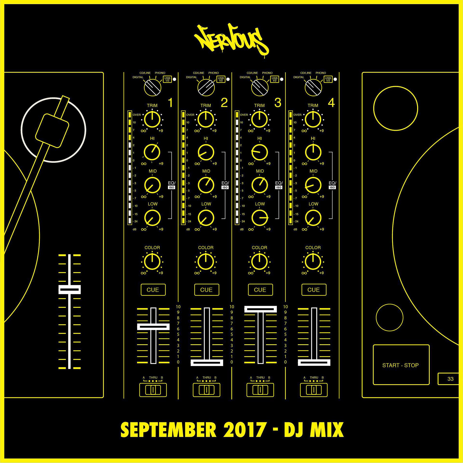 Постер альбома Nervous September 2017: DJ Mix