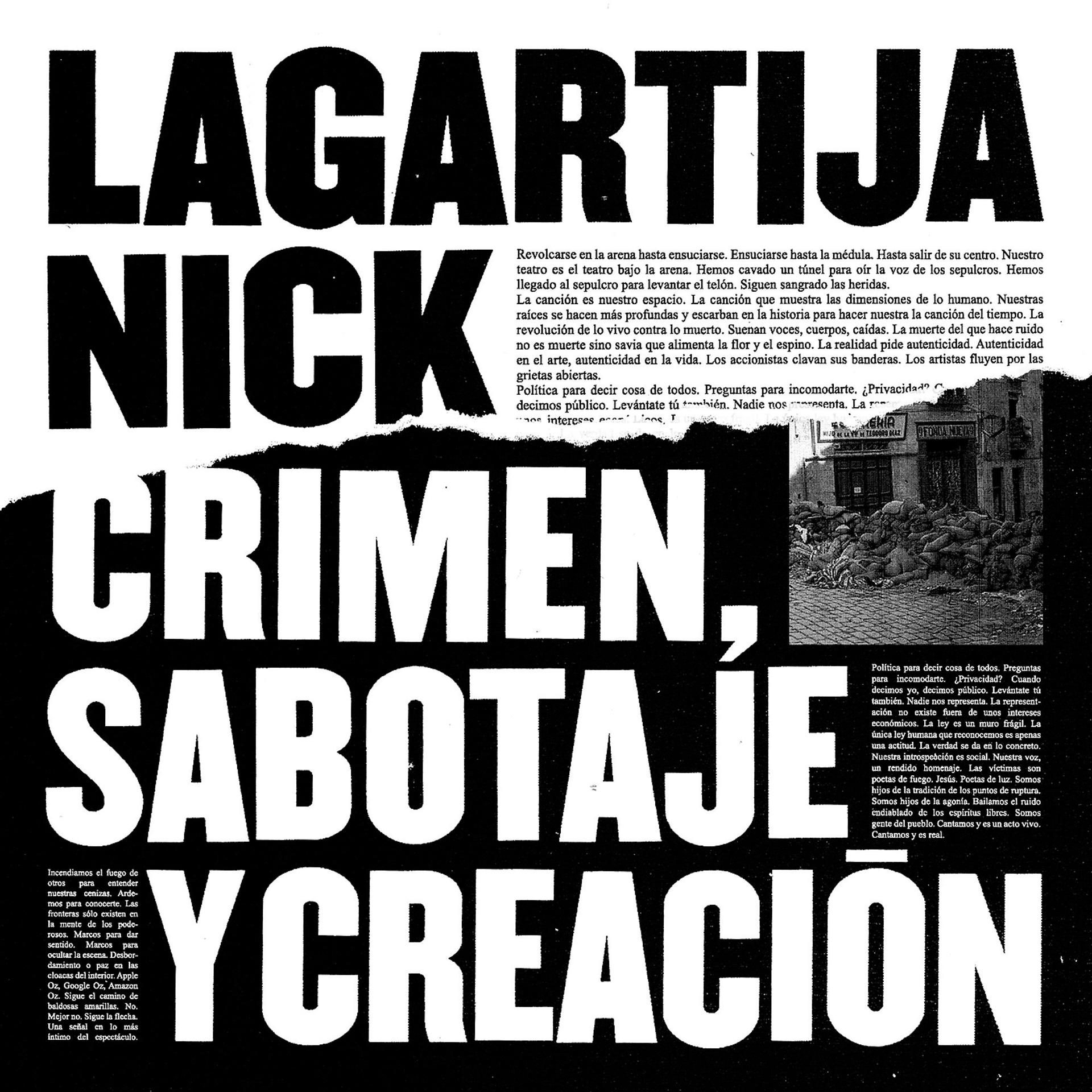 Постер альбома Crimen, Sabotaje Y Creación