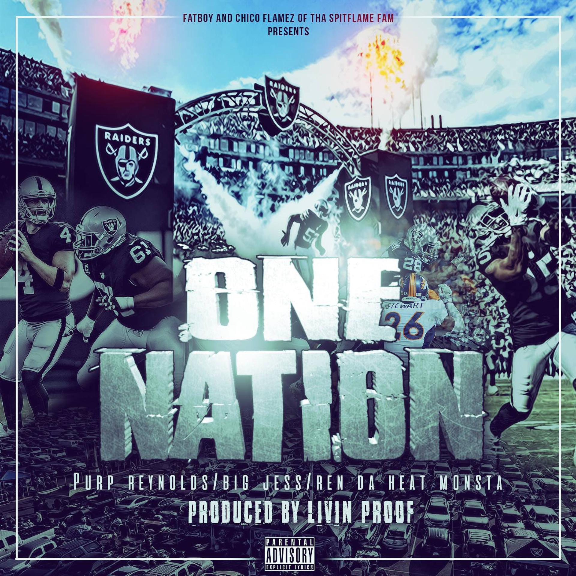 Постер альбома One Nation (feat. Purp Reynolds, Big Jess & Ren Da Heatmonsta)