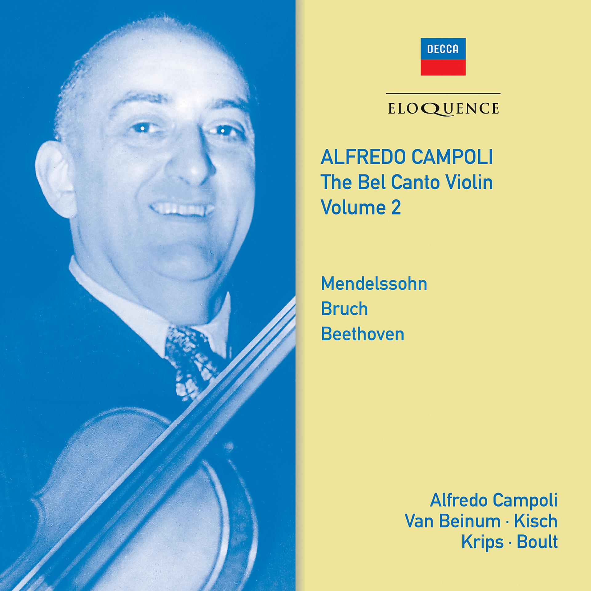 Постер альбома Alfredo Campoli: The Bel Canto Violin - Vol. 2
