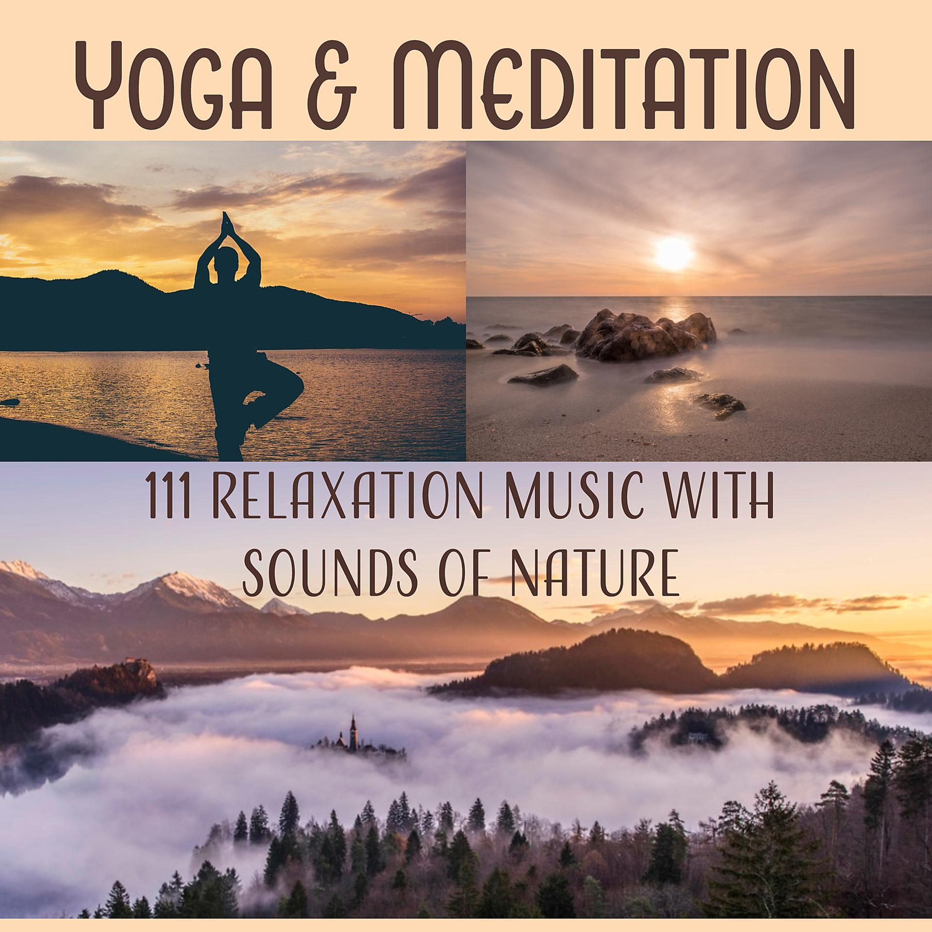 Постер альбома Yoga & Meditation: 111 Relaxation Music with Sounds of Nature for Inner Peace, Bliss & Harmony, Sounds Therapy for Spiritual Healing