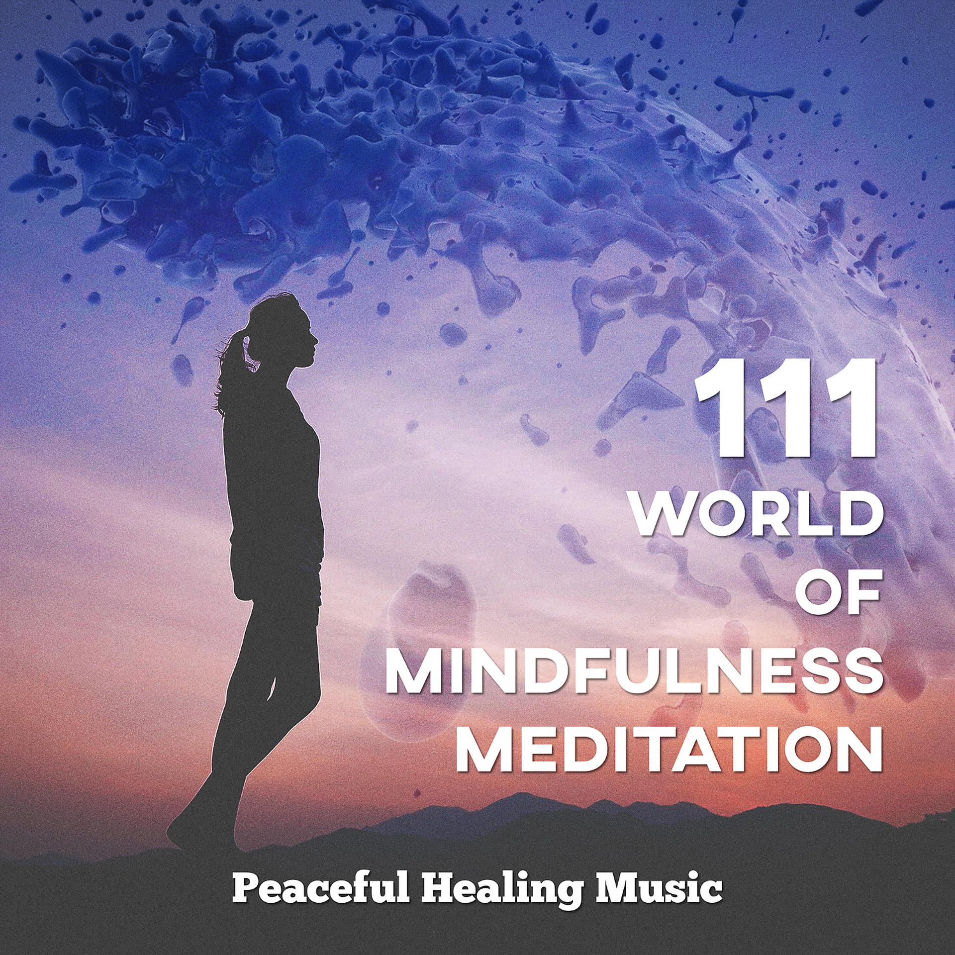Постер альбома 111 World of Mindfulness Meditation: Peaceful Healing Music, No More Anxiety, Fight Depression, Serenity Music for Meditation, Yoga, Relaxation, Natural Soothing Aid for Sleeping Problems