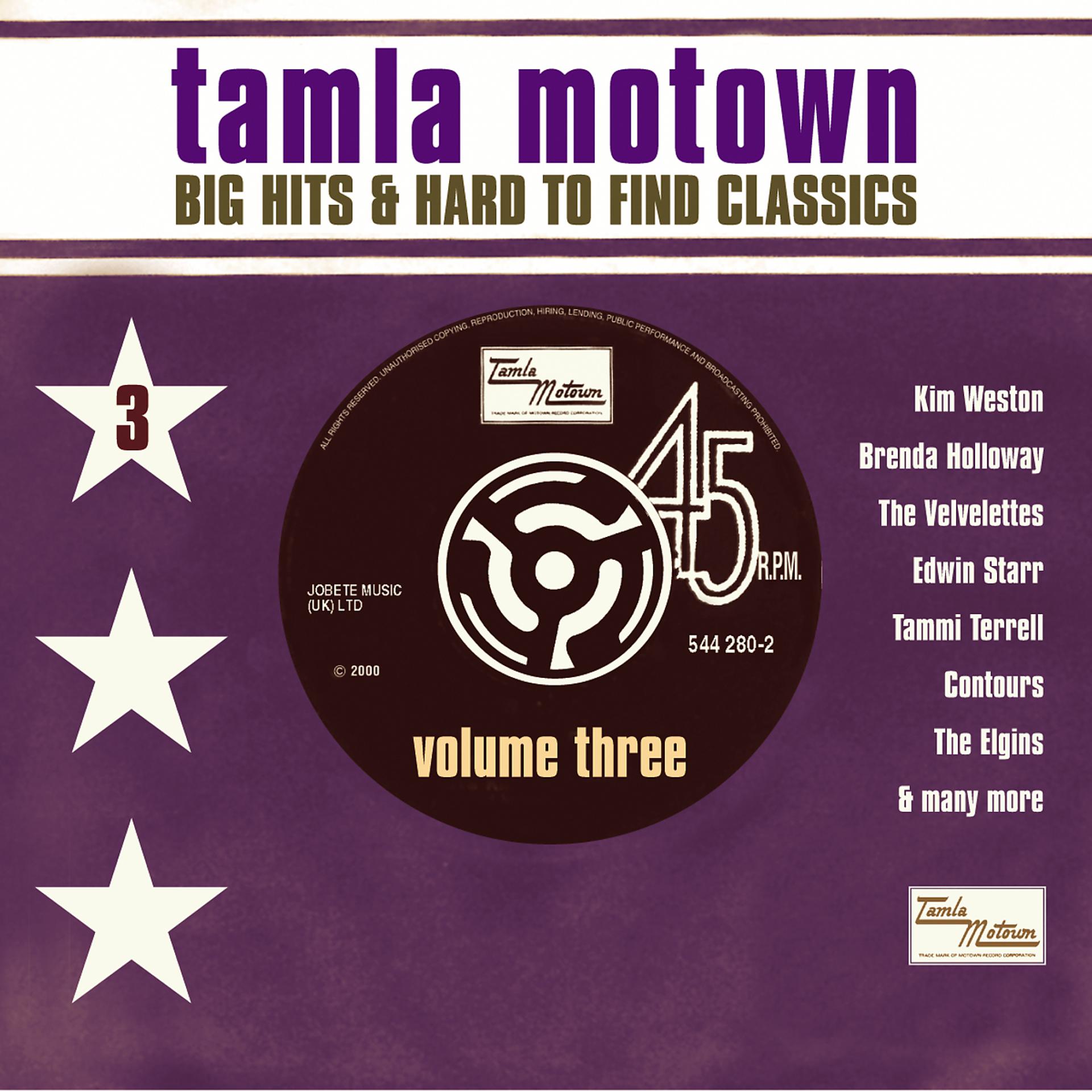 Постер альбома Big Motown Hits & Hard To Find Classics - Volume 3