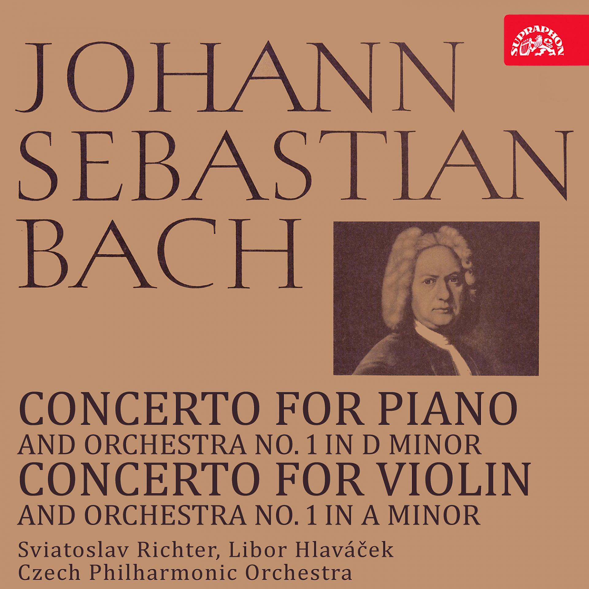 Постер альбома Bach: Piano Concerto No. 1, Violin Concerto No. 1