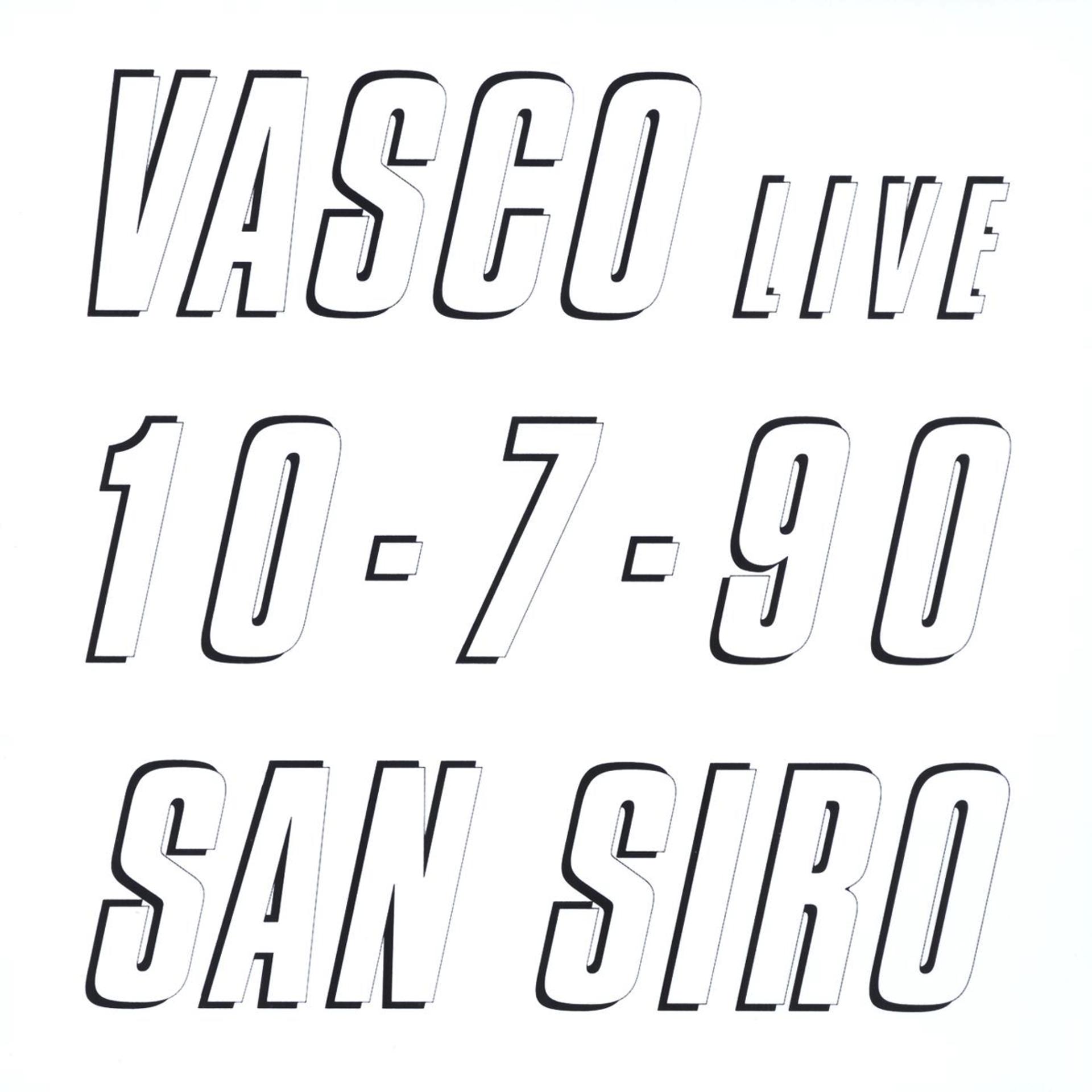 Постер альбома Vasco Live 10.7.90 San Siro