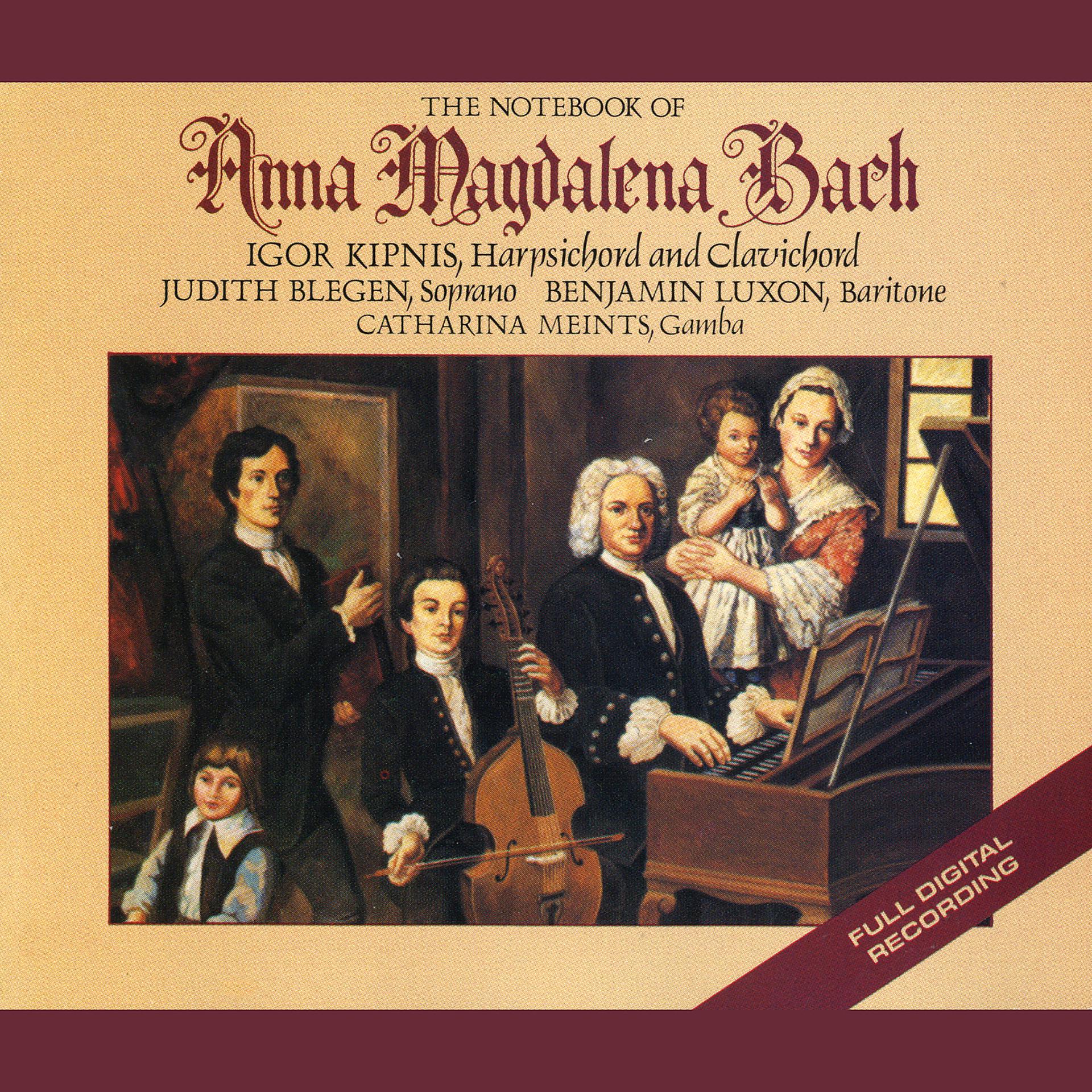 Постер альбома J.S. Bach: The Notebooks Of Anna Magdelena Bach