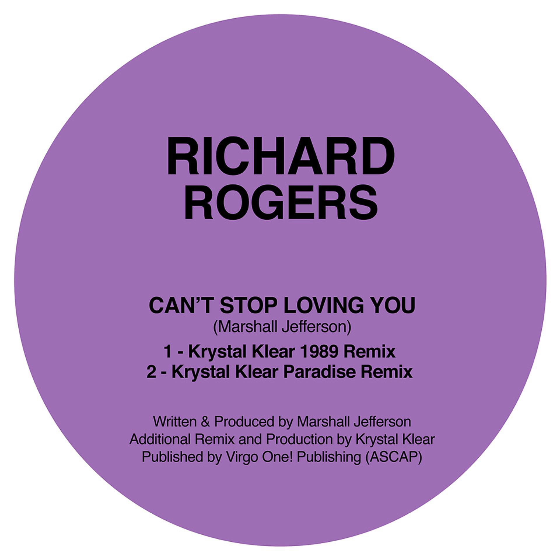 Постер альбома Can't Stop Loving You (Krystal Klear Remixes)