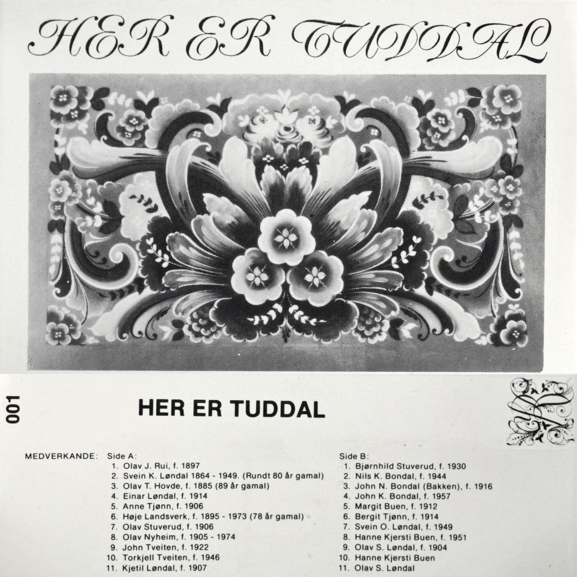 Постер альбома Her Er Tuddal