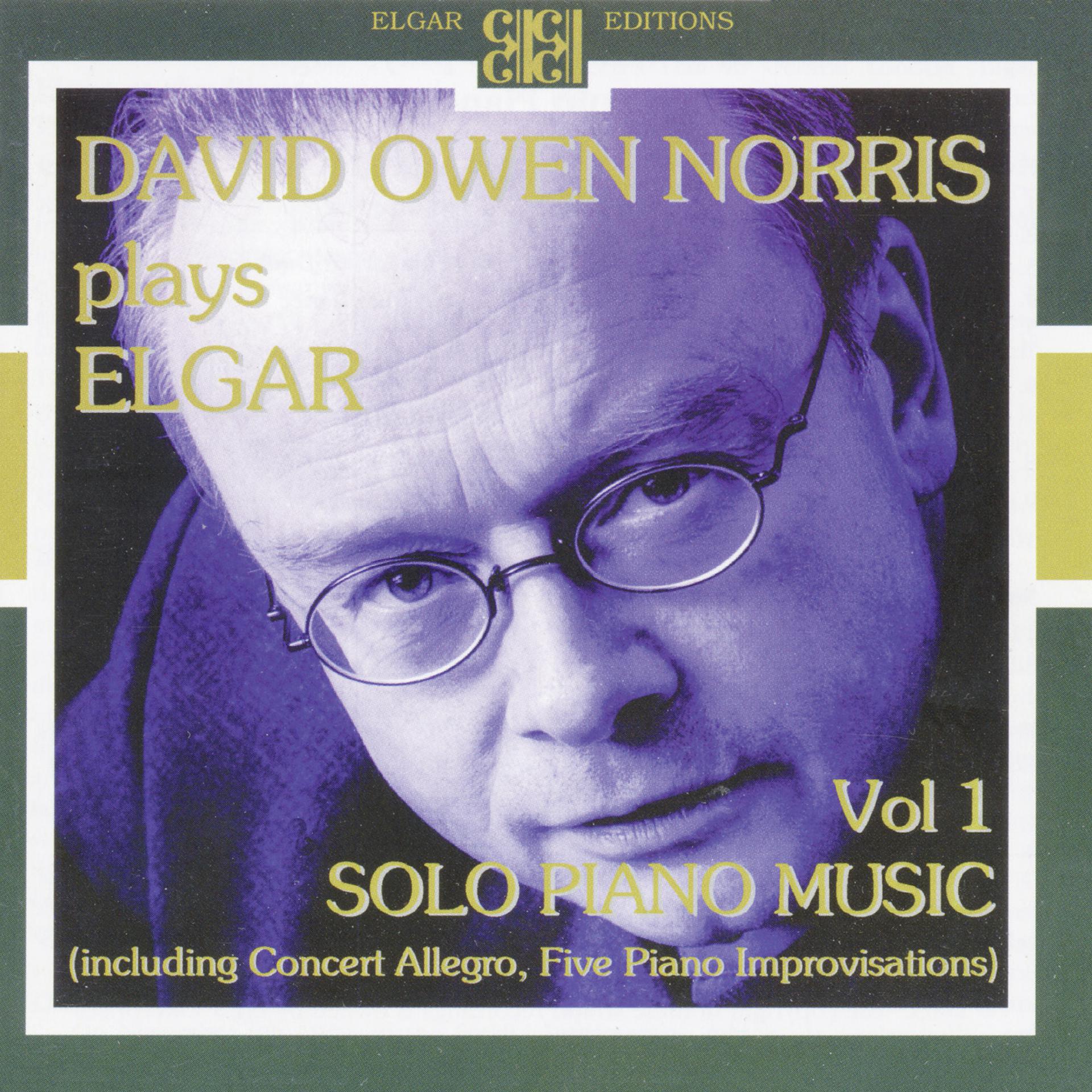 Постер альбома David Owen Norris Plays Elgar Vol. 1