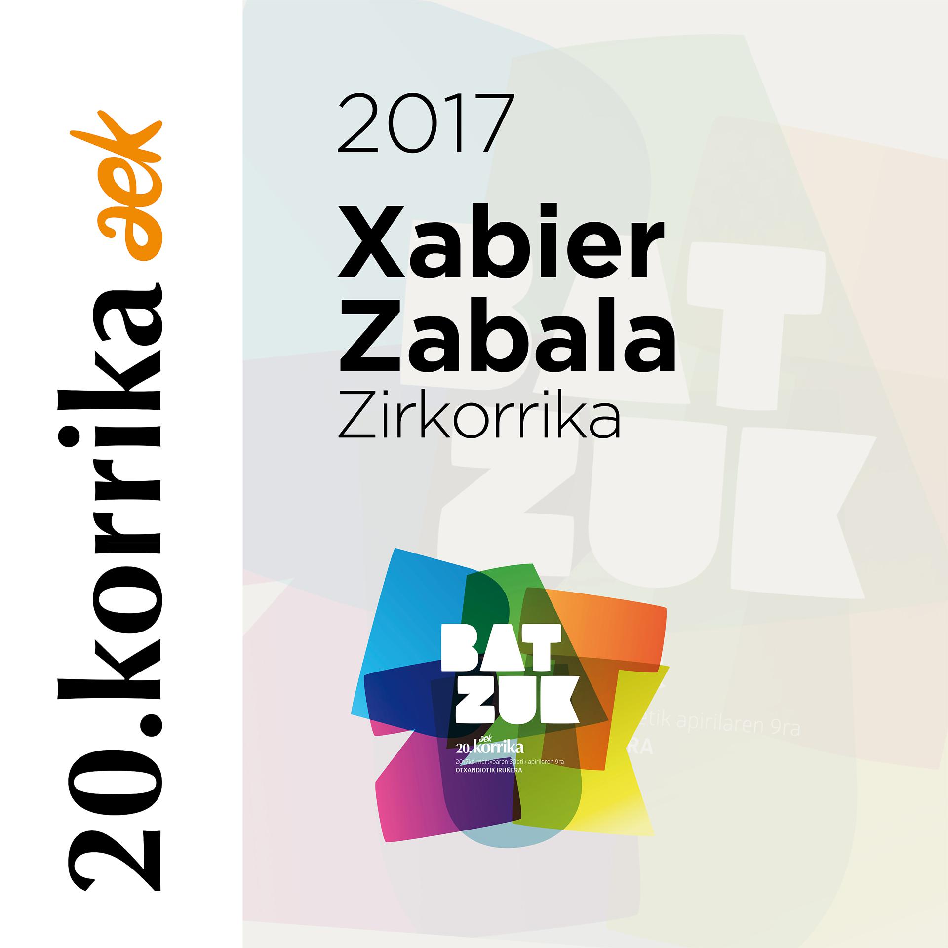 Постер альбома 20. Korrika (2017). Zirkorrika