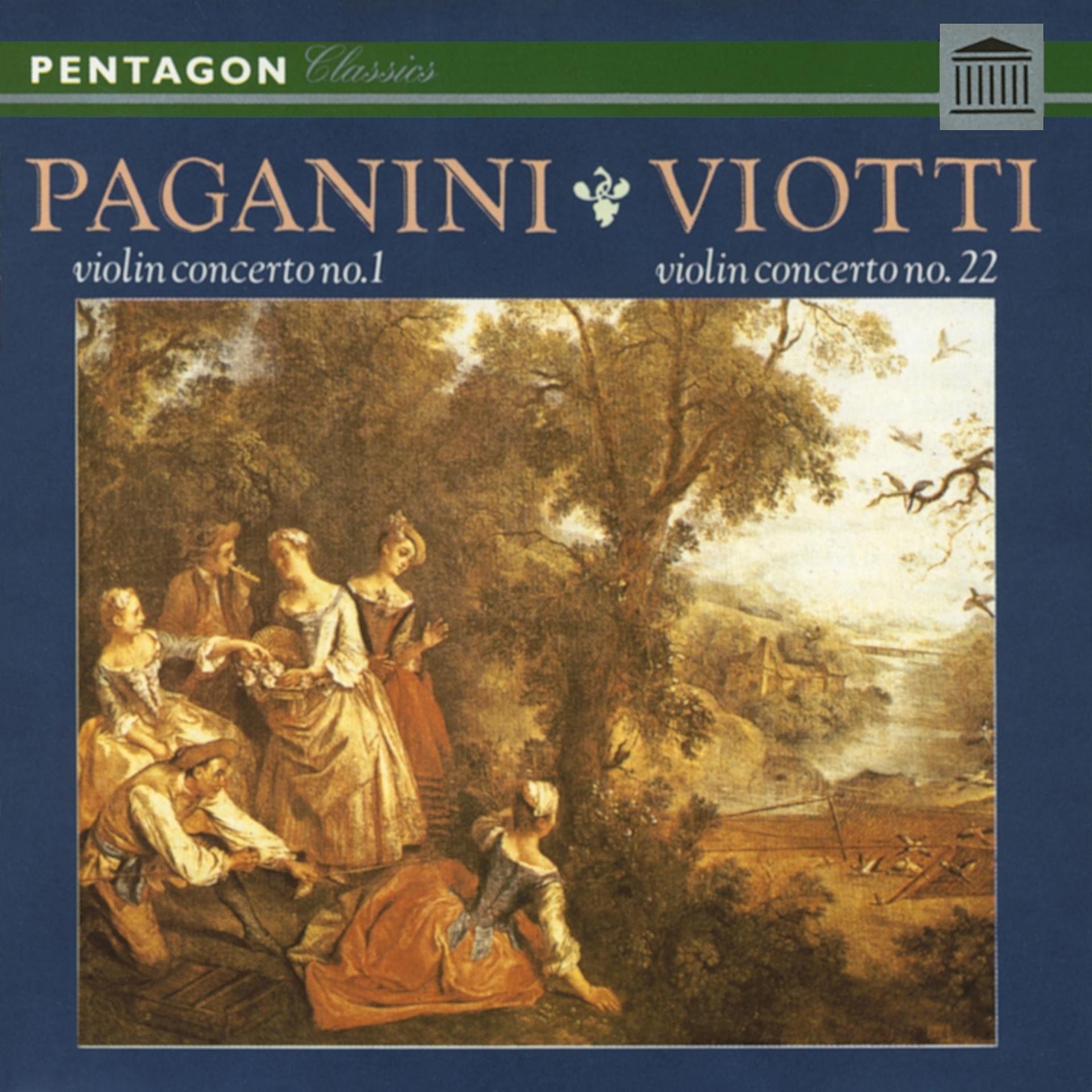 Постер альбома Paganini: Violin Concerto No. 1 - Viotti: Violin Concerto No. 22
