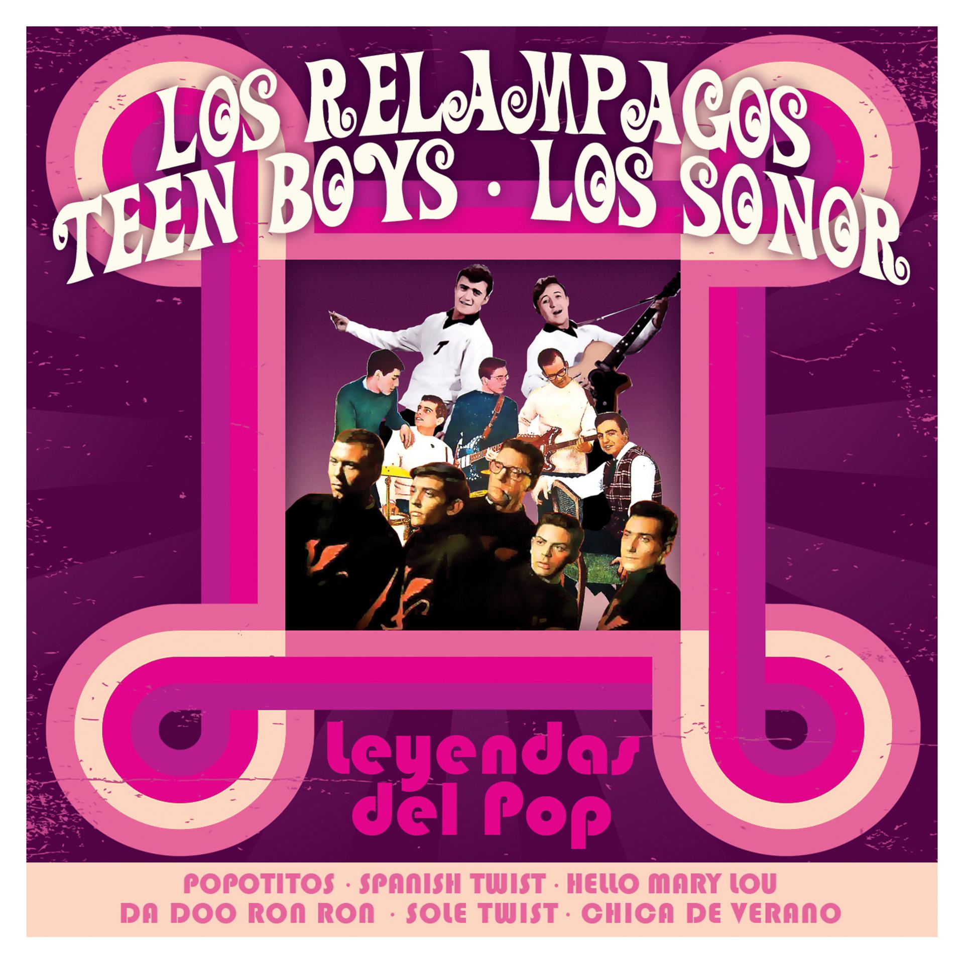 Постер альбома Los Relampagos: Teen Boys: Los Sonor: Leyendas del Pop