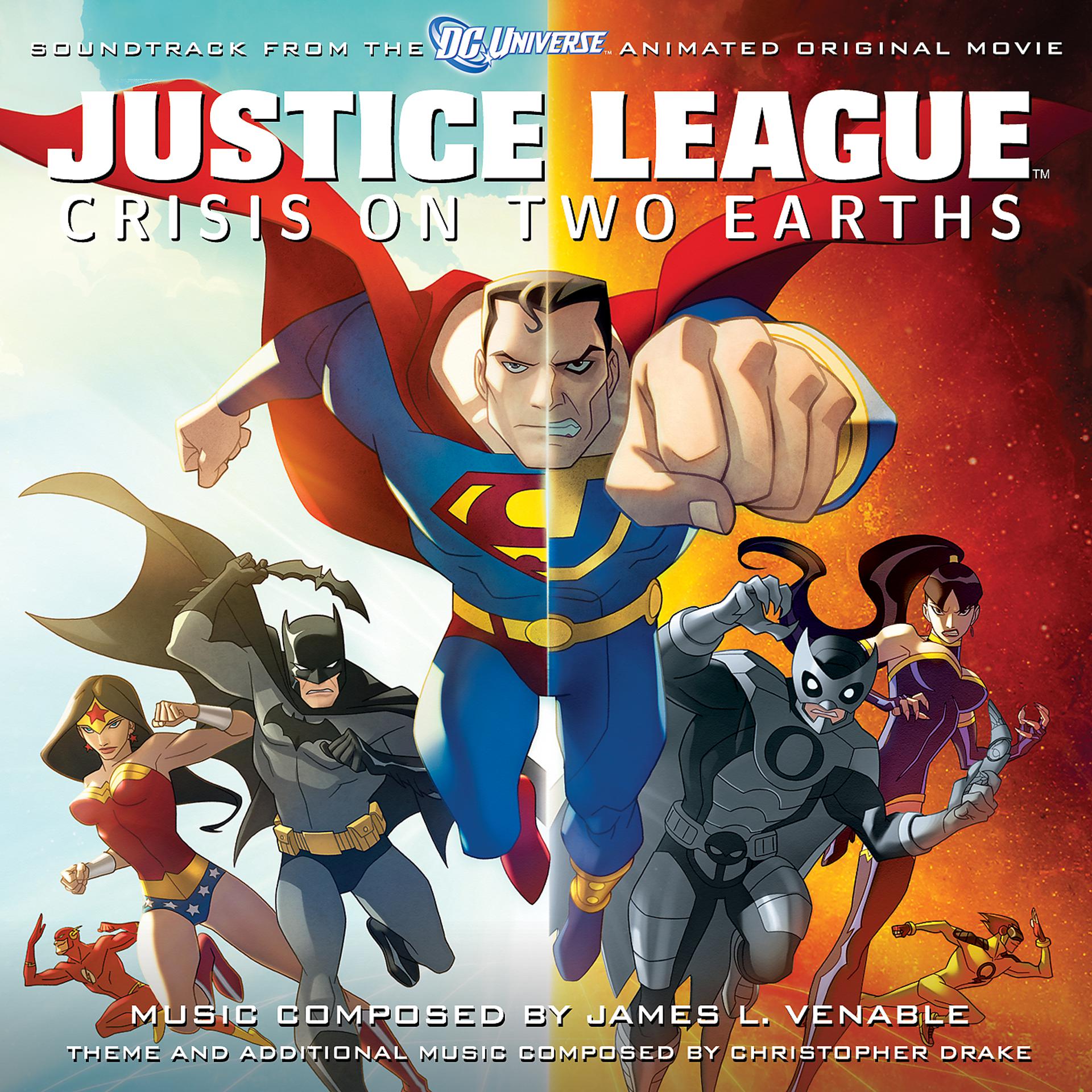 Постер альбома Justice League: Crisis On Two Earths (Soundtrack From The DC Universe Animated Original Movie)