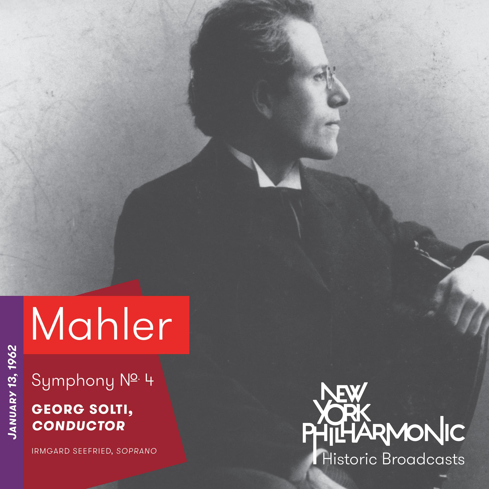 Постер альбома Mahler: Symphony No. 4 (Recorded 1962)