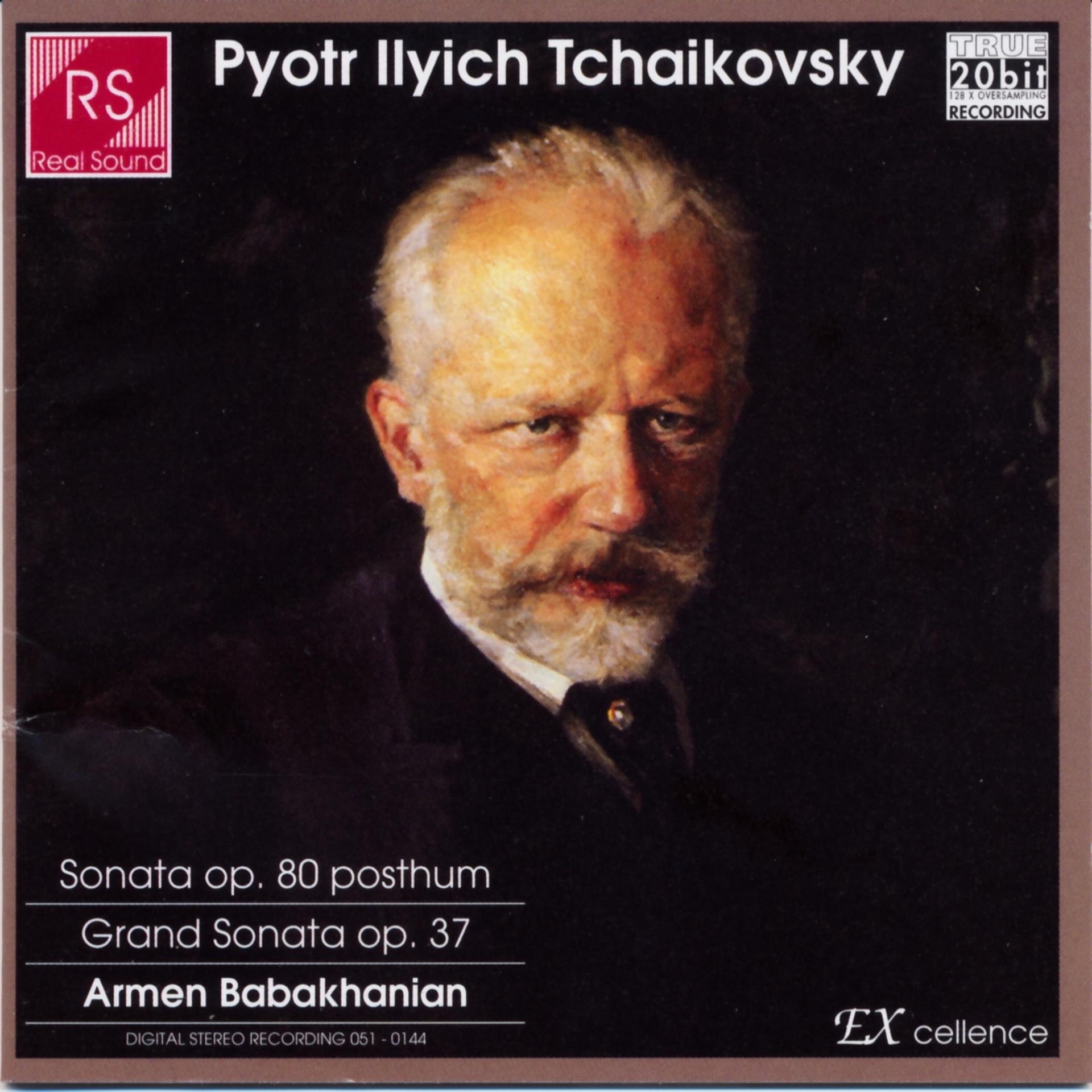 Постер альбома Piotr Ilyich Tchaikovsky : Piano Sonata In C Sharp Minor Op.80, Grand Sonata In G Major Op.37