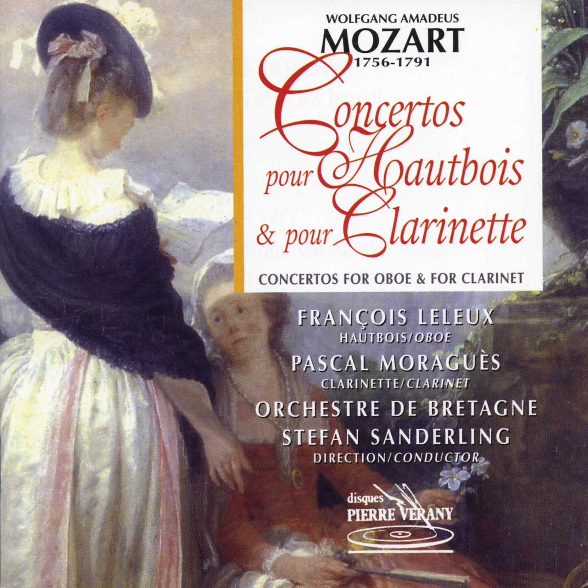 Постер альбома Mozart : Concertos pour hautbois & pour clarinette