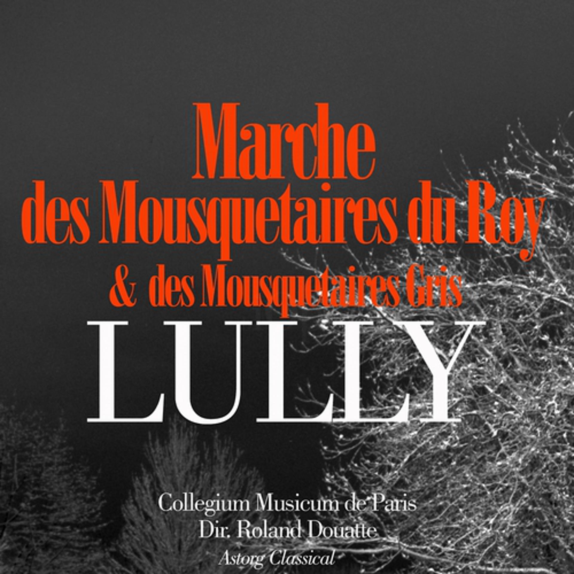 Постер альбома Lully: Marche des mousquetaires du roy et marche des mousquetaires gris