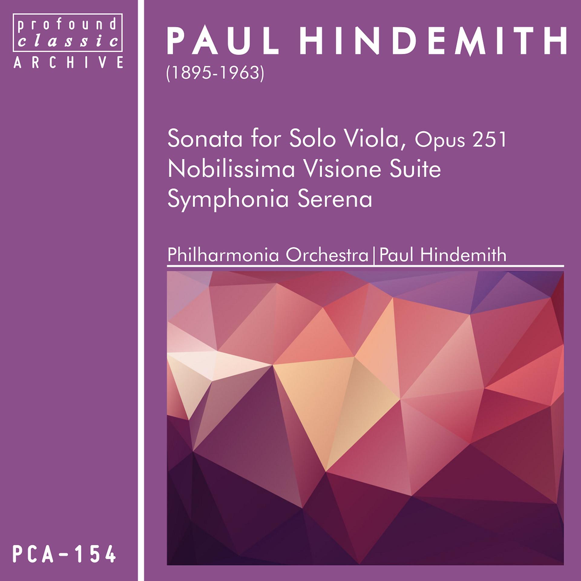 Постер альбома Sonata, Nobilissima Visione Suite and Symphonia Serena