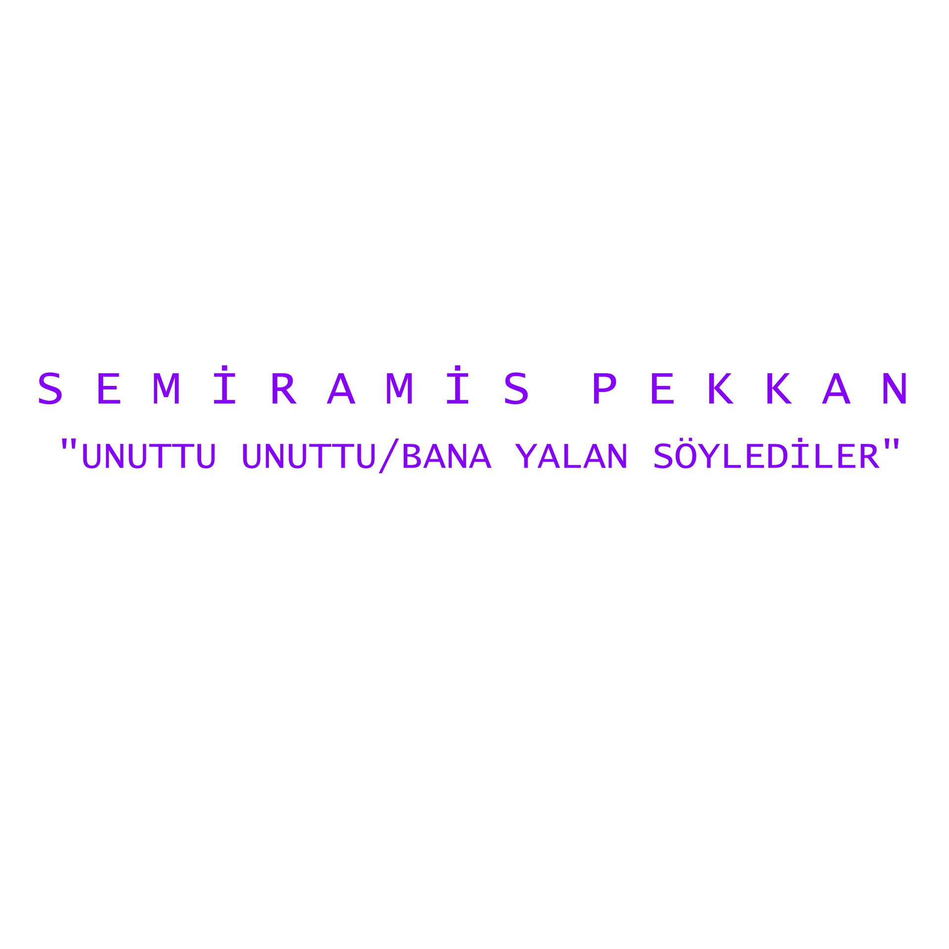 Постер альбома Bana Yalan Söylediler / Unuttu Unuttu