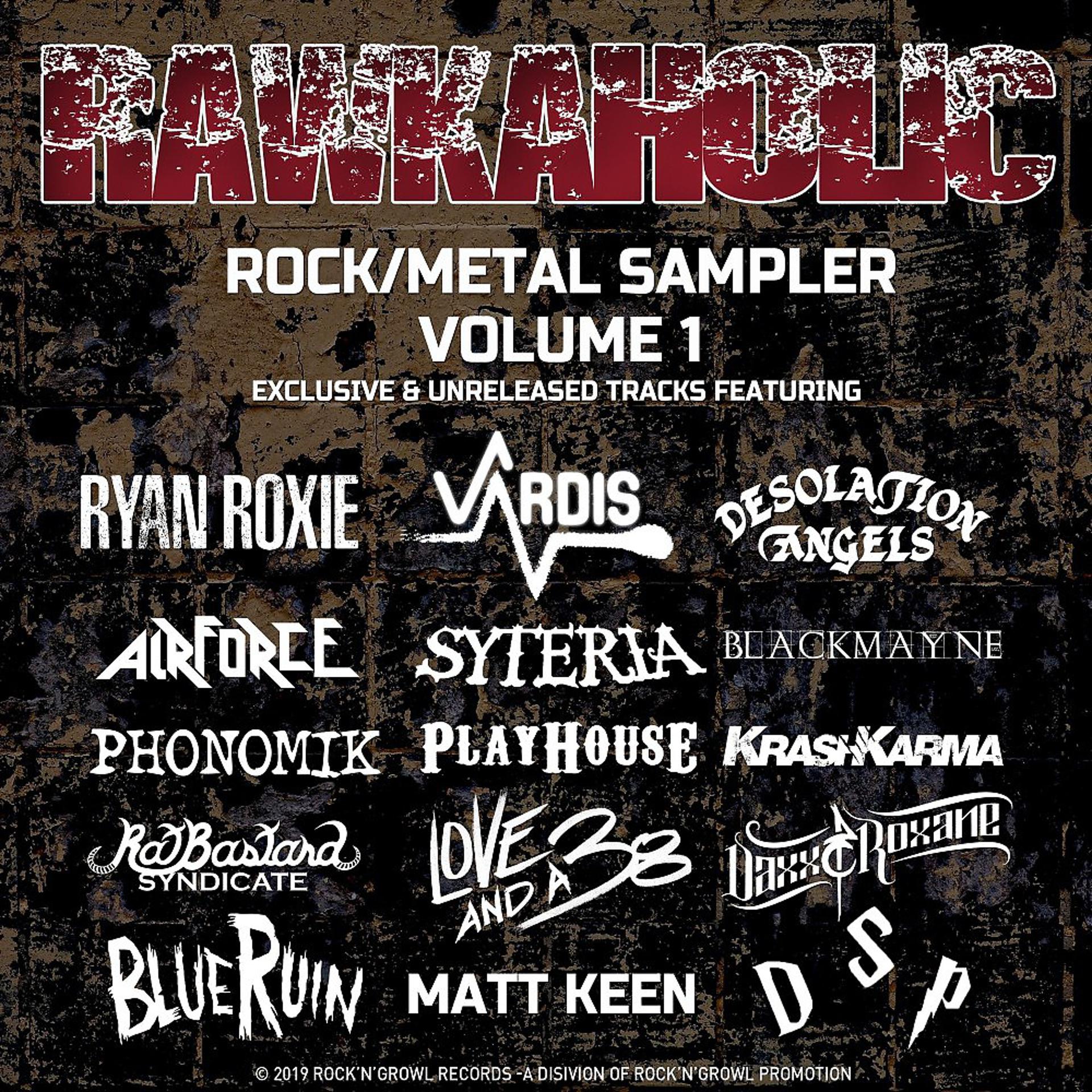 Постер альбома Rawkaholic, Vol. 1 (Rock/Metal Sampler)