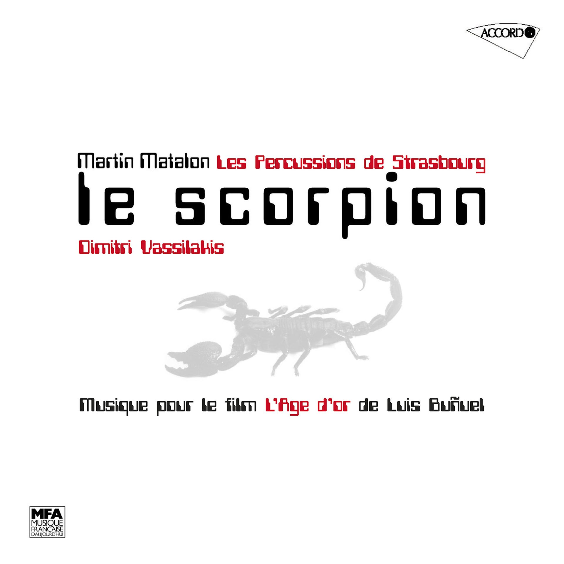 Постер альбома Martin Matalon: Le scorpion