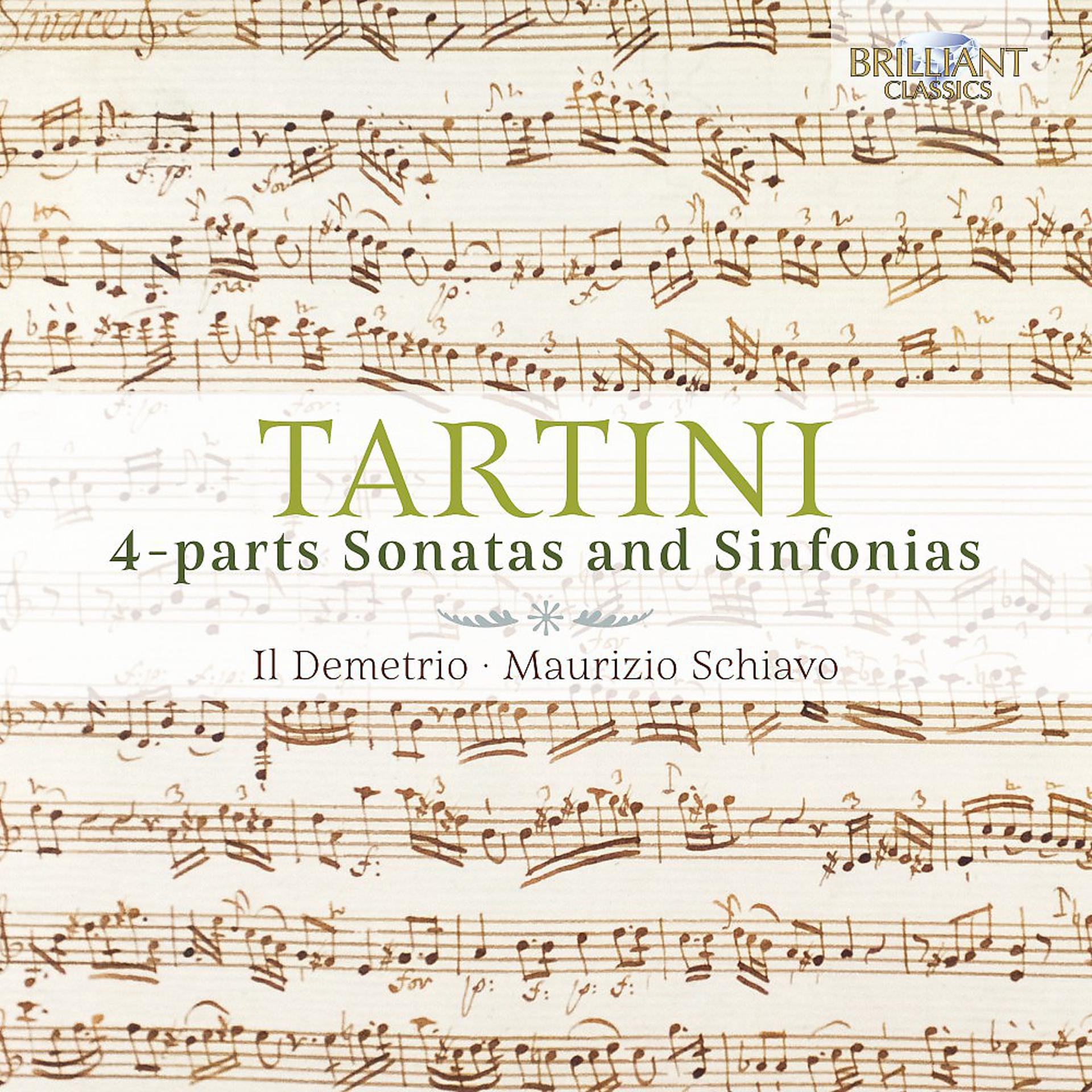 Постер альбома Tartini: 4-parts Sonatas and Sinfonias