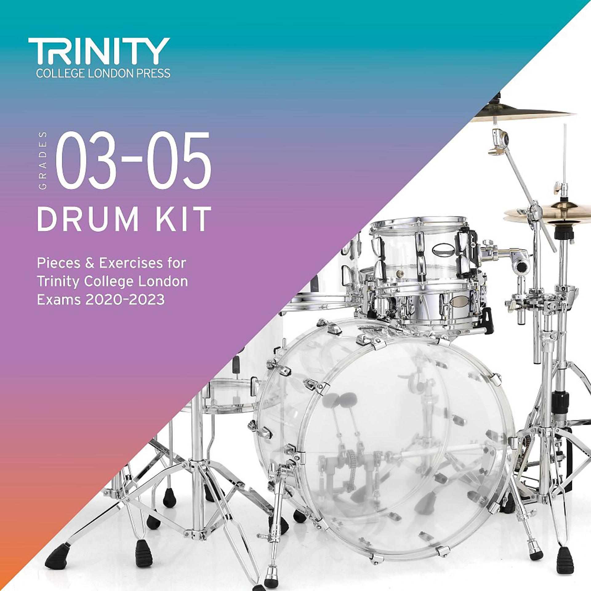 Постер альбома Grades 3-5 Drum Kit Pieces & Exercises for Trinity College London Exams 2020-2023