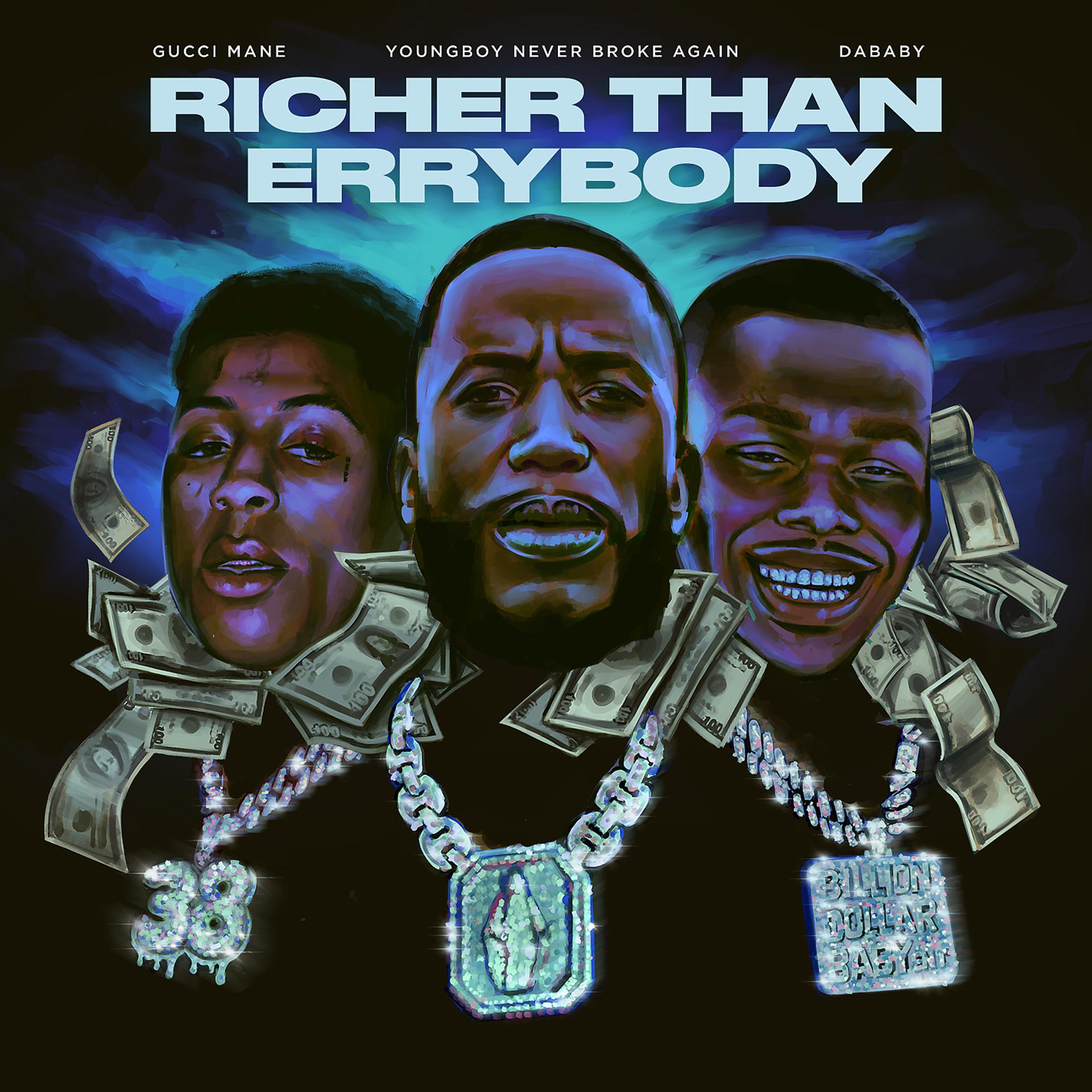 Постер альбома Richer Than Errybody (feat. YoungBoy Never Broke Again & DaBaby)
