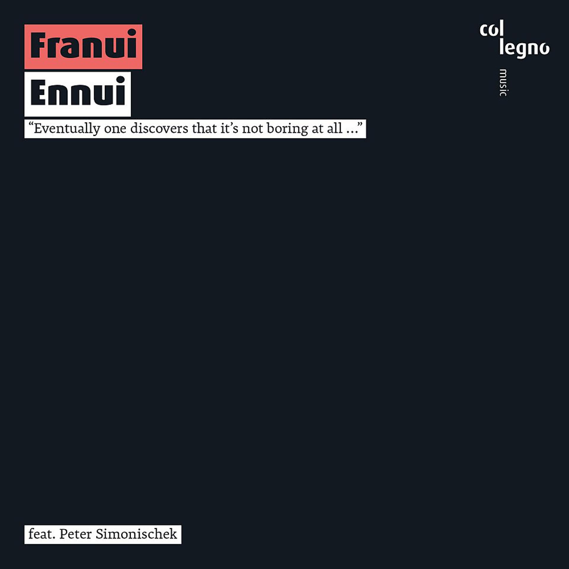 Постер альбома Ennui
